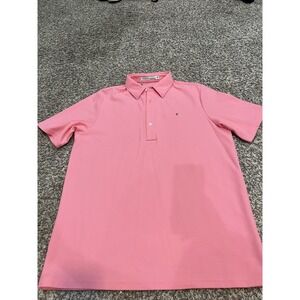 Criquet Men's Pink Sz L 100% Pima Cotton  Polo Shirt (1805)